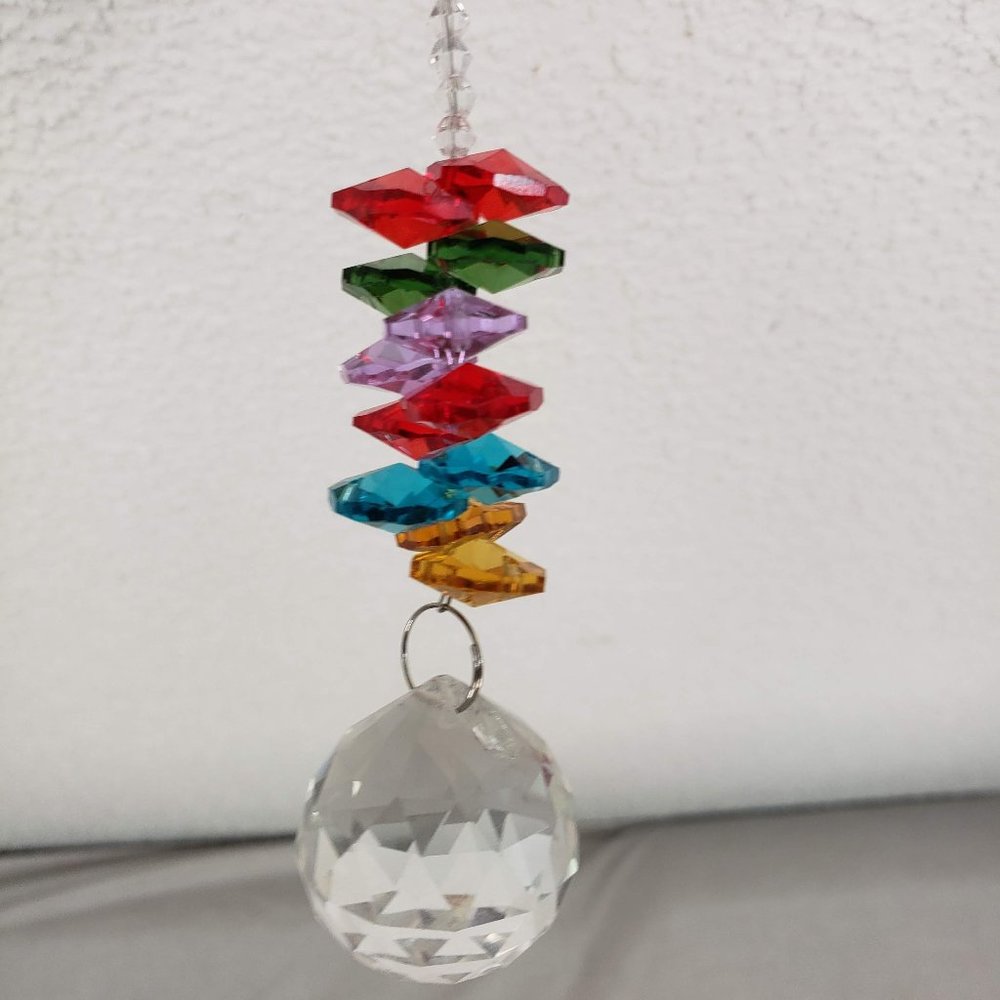 Chakra Crystal Prism Suncatchers- New